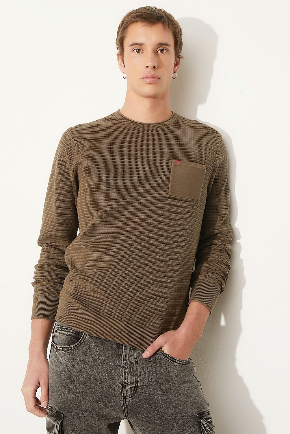 AMERICANINO - Sweater Casual Regular Hombre Americanino