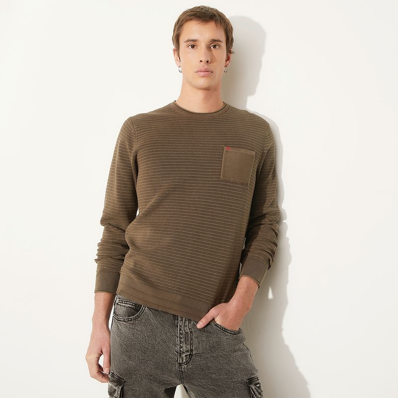 AMERICANINO - Sweater Casual Regular Hombre Americanino