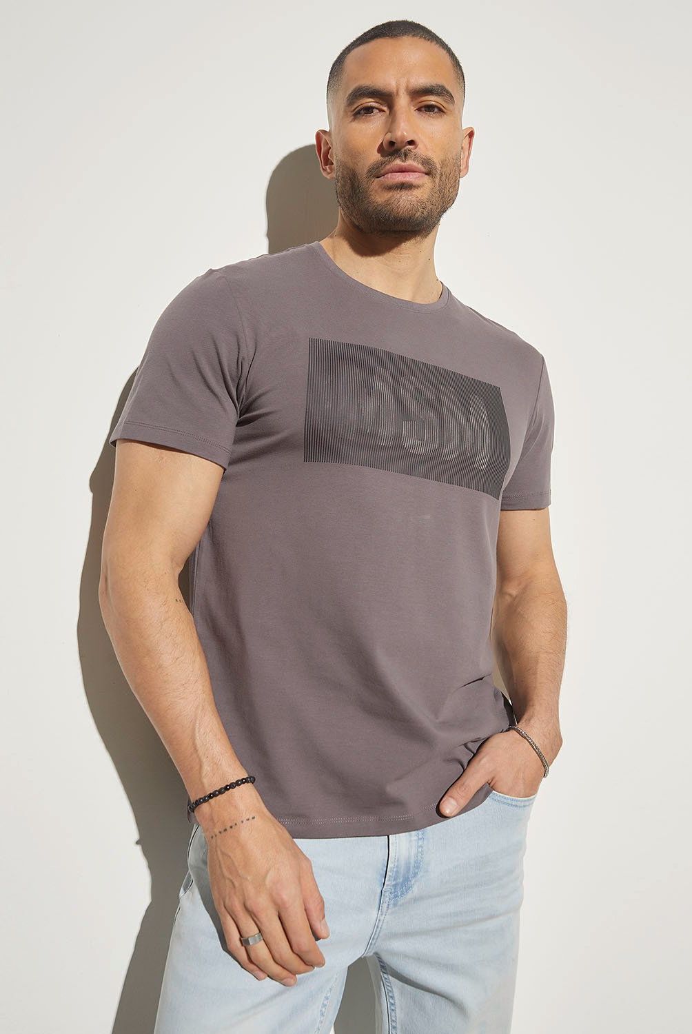 MOSSIMO - Polera Manga Corta Casual Hombre Mossimo