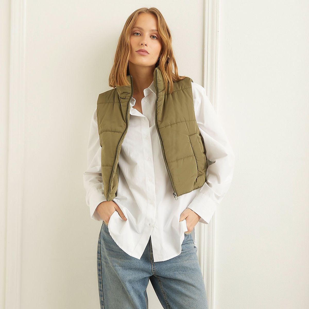 BASEMENT - Parka Puffa Mujer Basement