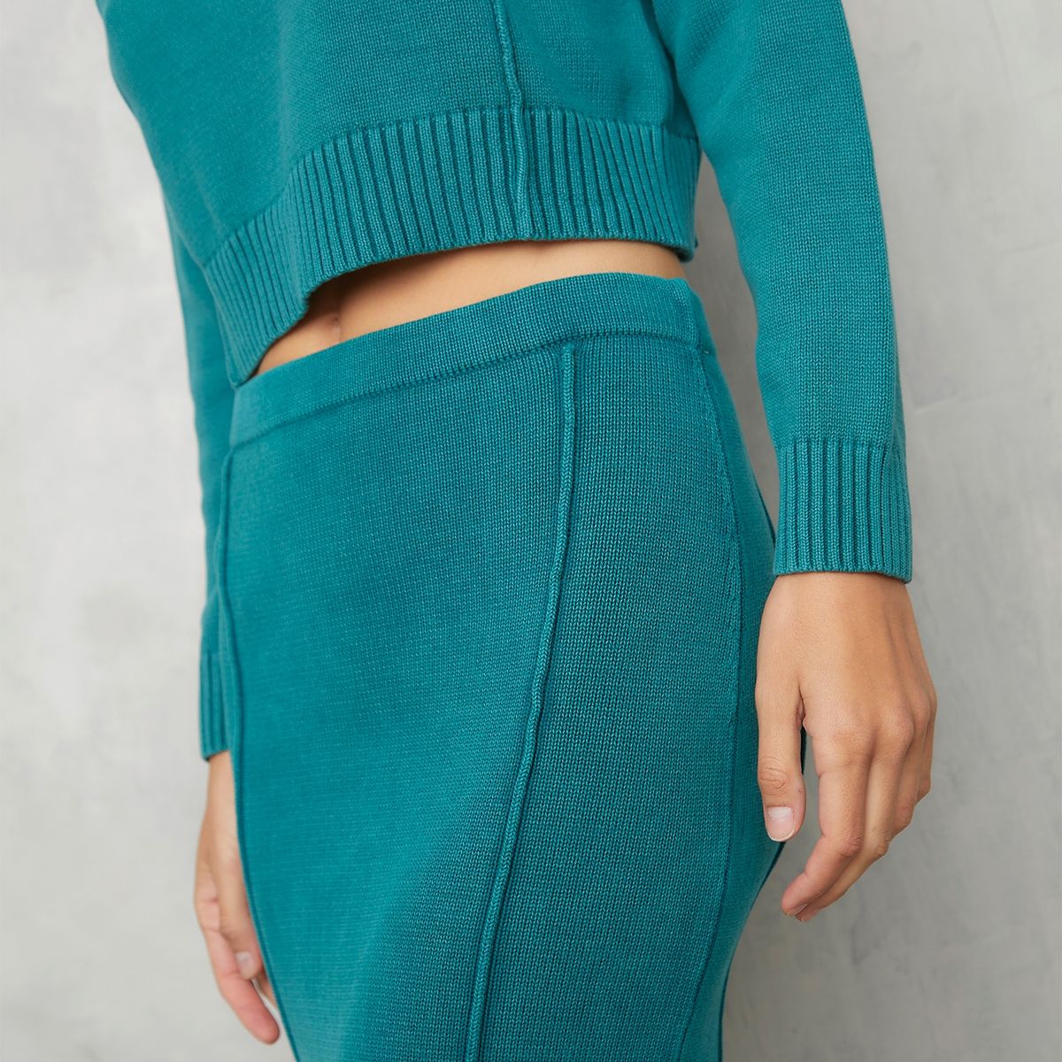 AMERICANINO - Falda Midi Algodón Mujer Americanino