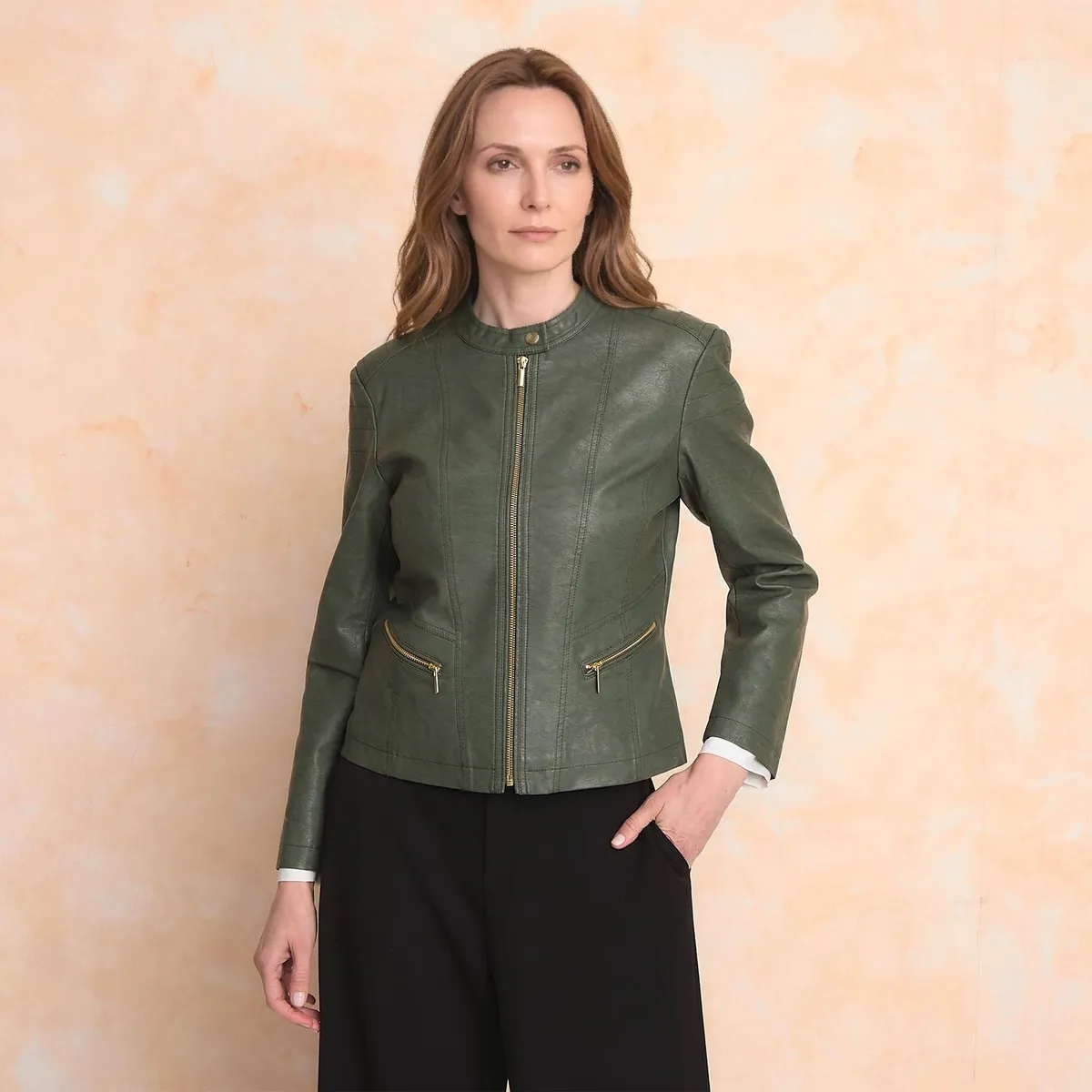 S COCCI - Chaqueta PU Mujer S.Cocci