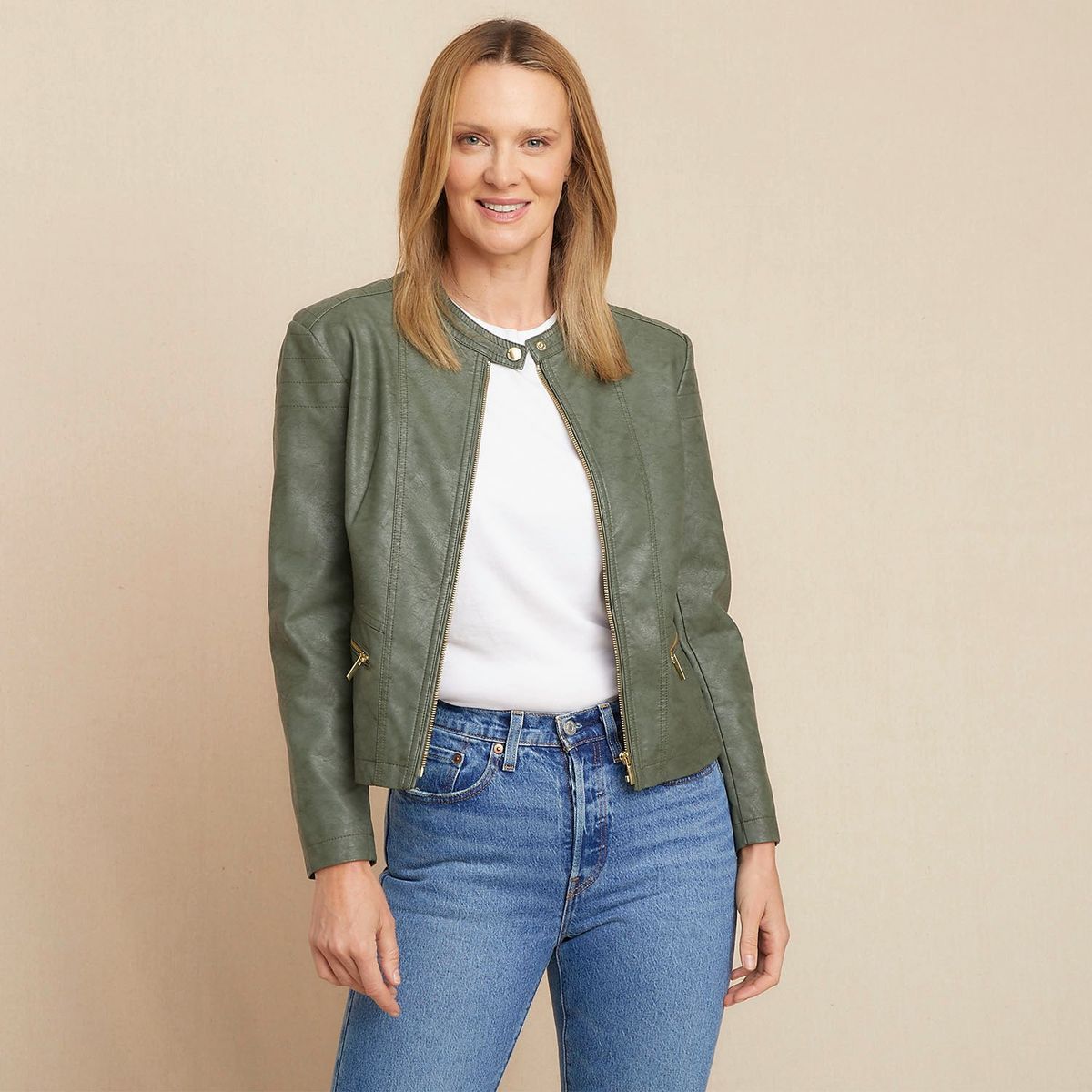 S COCCI - Chaqueta PU Mujer S.Cocci