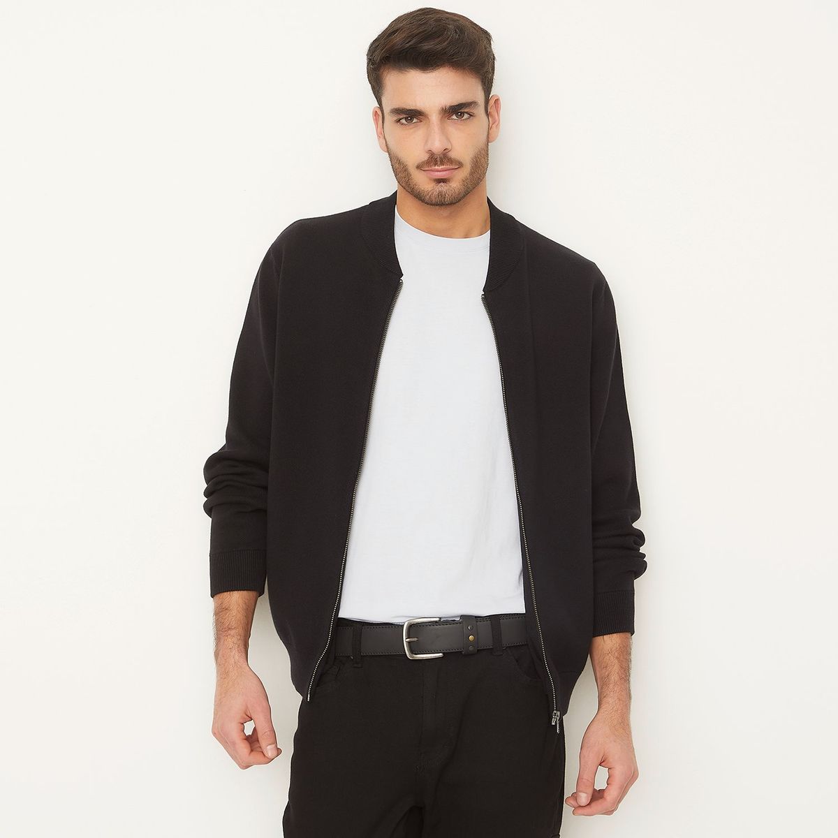 BASEMENT - Polerón Bomber Hombre Basement