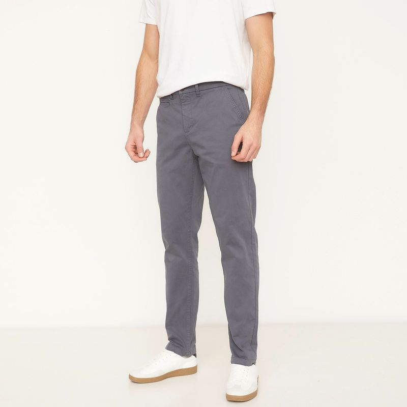 BASEMENT - Pantalón  Chino Slim Fit Hombre Basement
