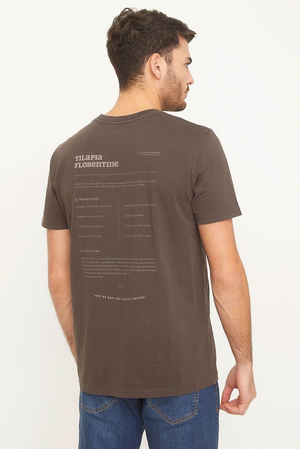 BASEMENT - Polera Manga Corta Regular Fit Hombre Basement
