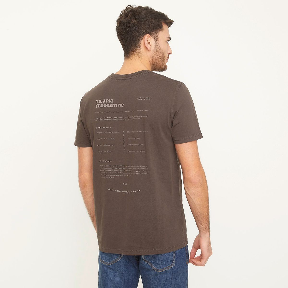 BASEMENT - Polera Manga Corta Regular Fit Hombre Basement