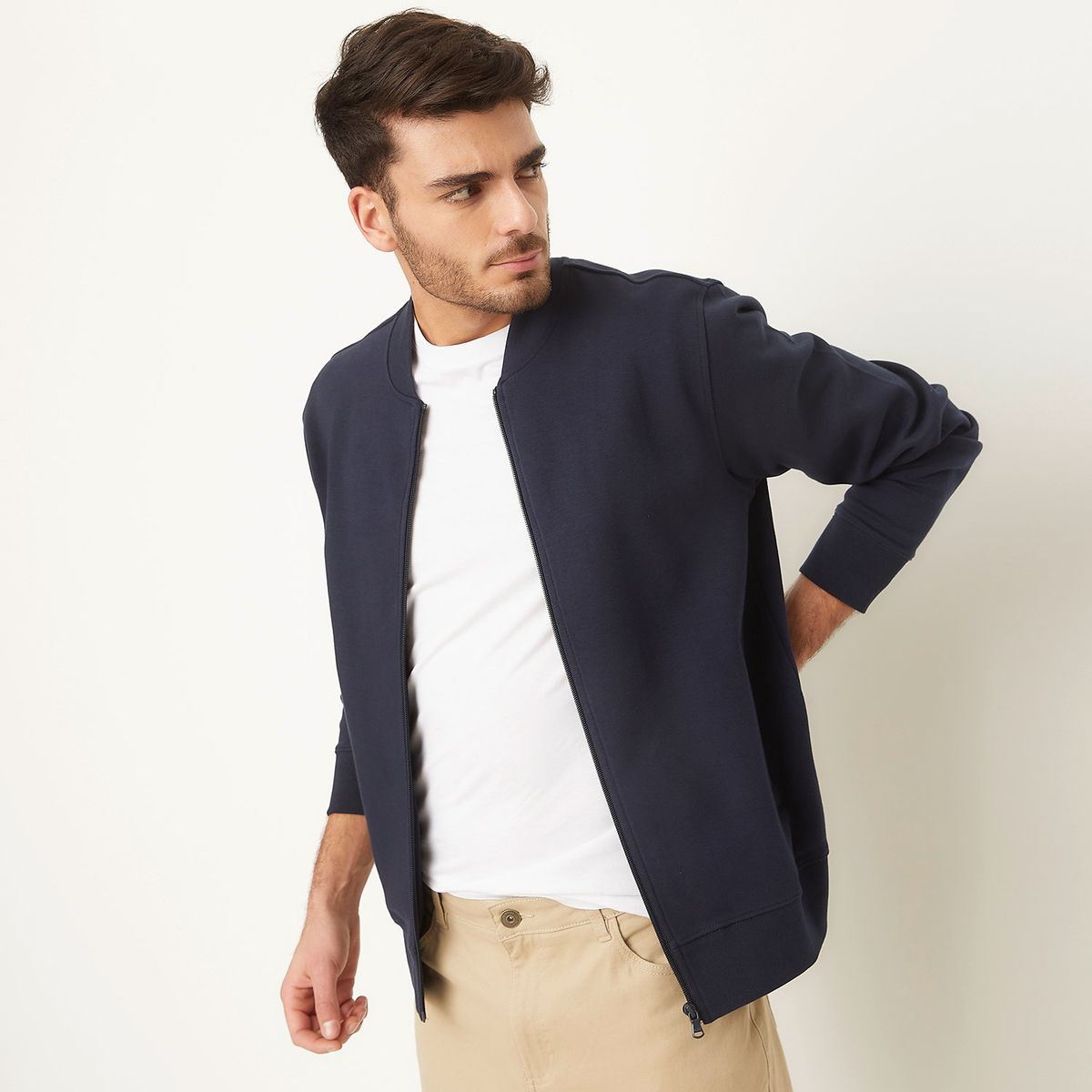 BASEMENT - Polerón Bomber Hombre Basement