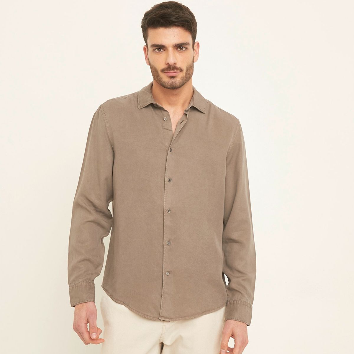 BASEMENT - Sobre Camisa Manga Larga Hombre Basement