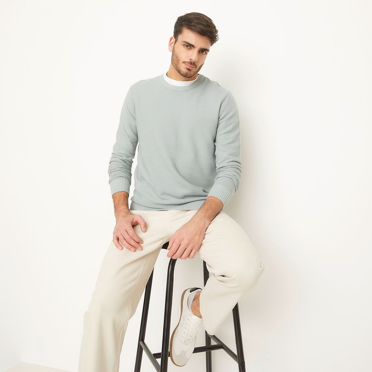 BASEMENT - Sweater Casual Regular Fit Hombre Basement