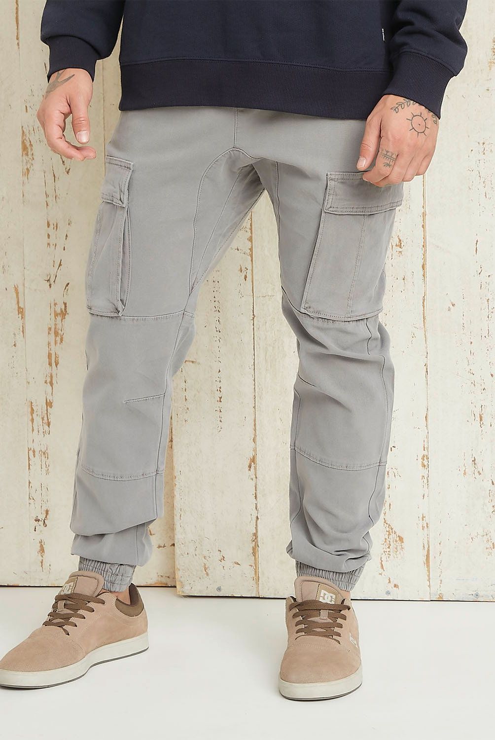 DOO AUSTRALIA - Pantalón Jogger Cargo Doo Australia Algodón Hombre