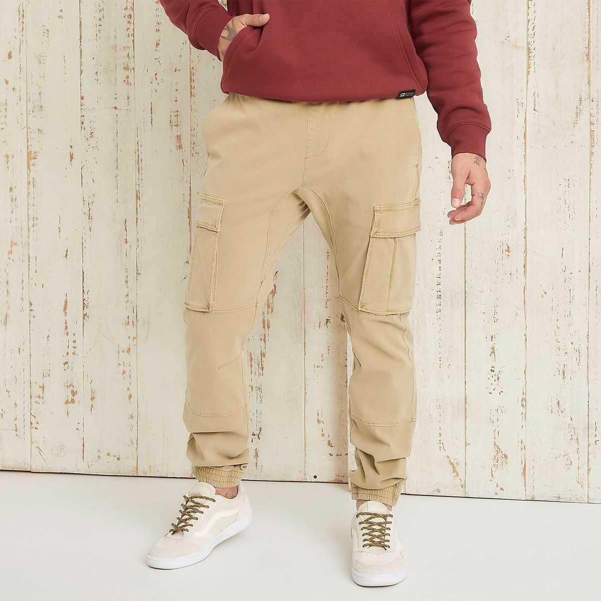 DOO AUSTRALIA - Pantalón Jogger Cargo Doo Australia Algodón Hombre