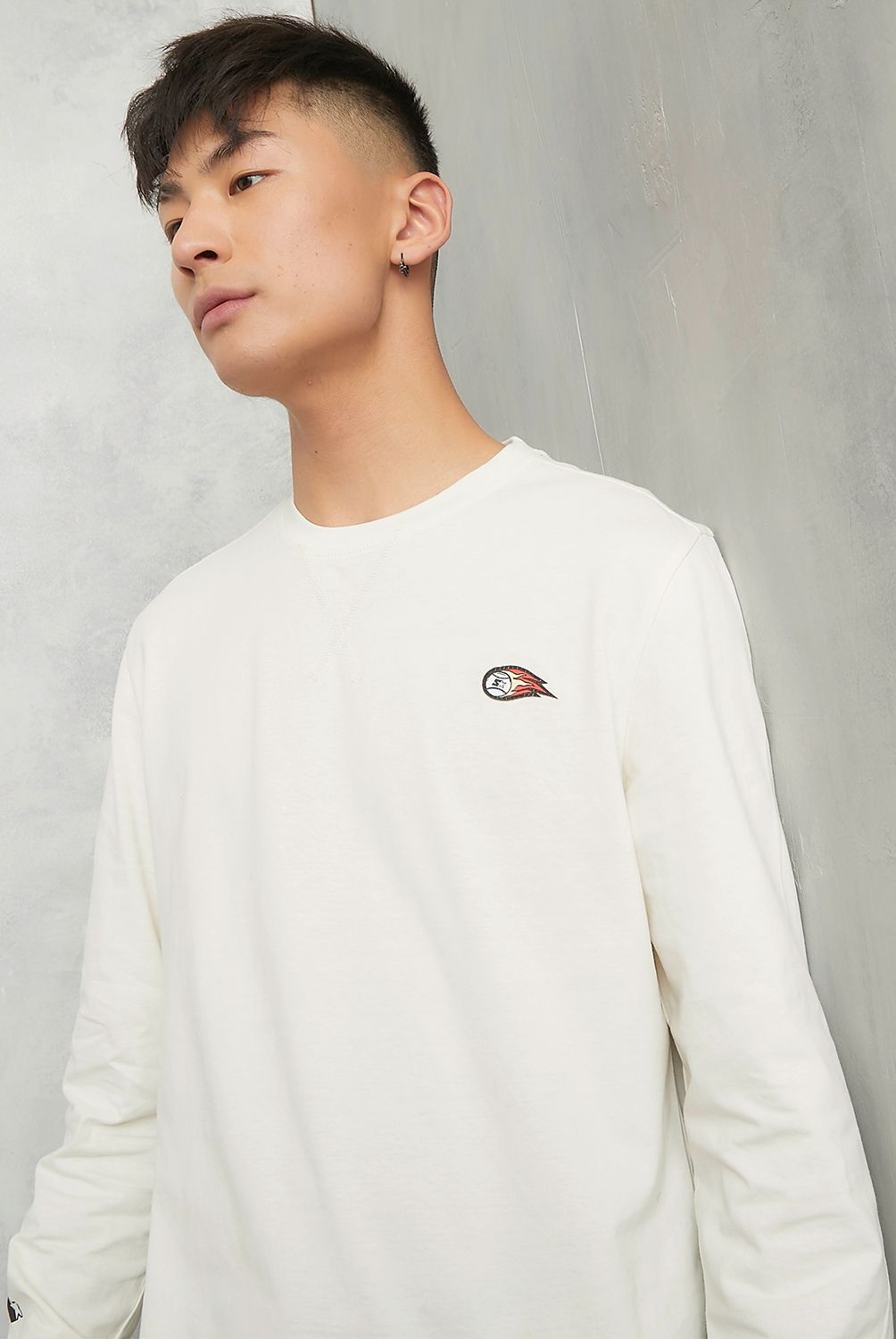STARTER - Polera Manga Larga Casual Loose Fit Hombre Starter
