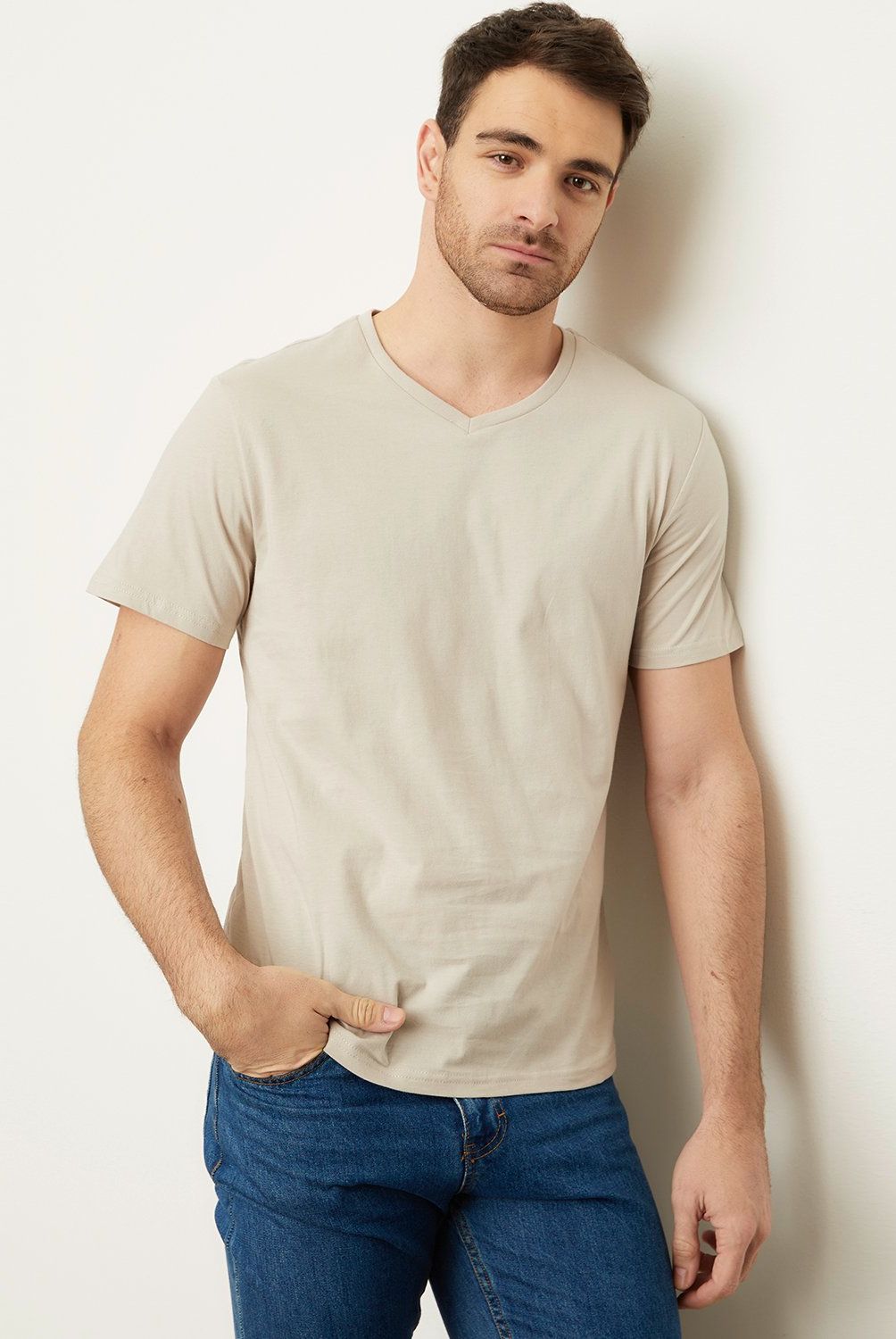 NEWPORT - Polera Manga Corta Casual Hombre Newport