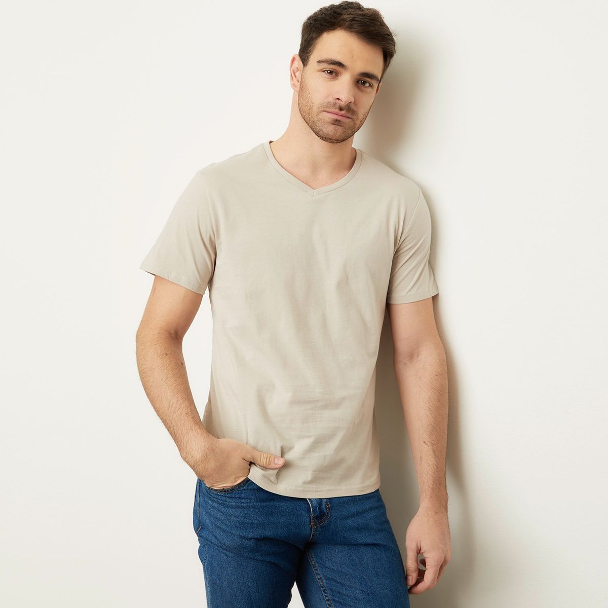 NEWPORT - Polera Manga Corta Casual Hombre Newport