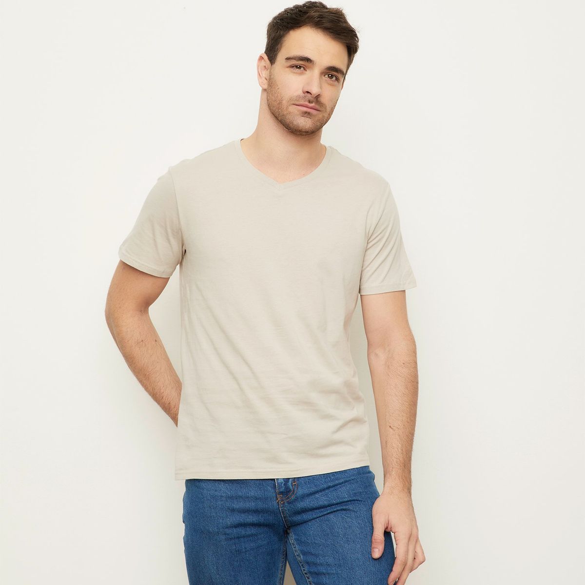 NEWPORT - Polera Manga Corta Casual Hombre Newport