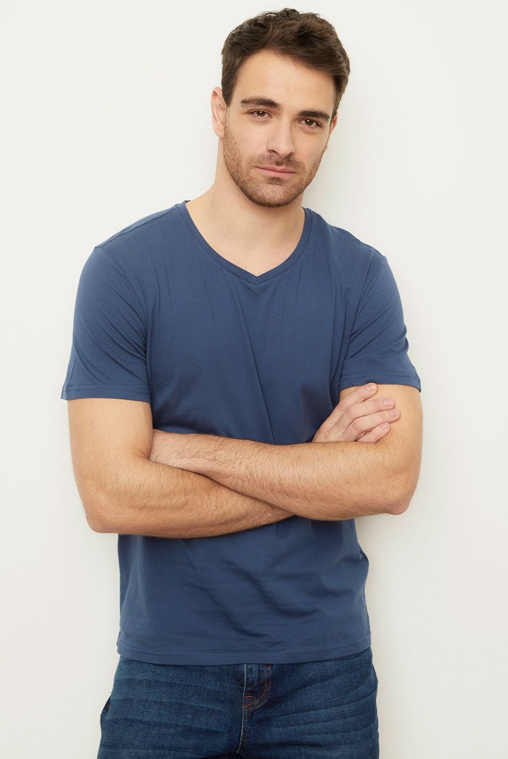 NEWPORT - Polera Manga Corta Casual Hombre Newport