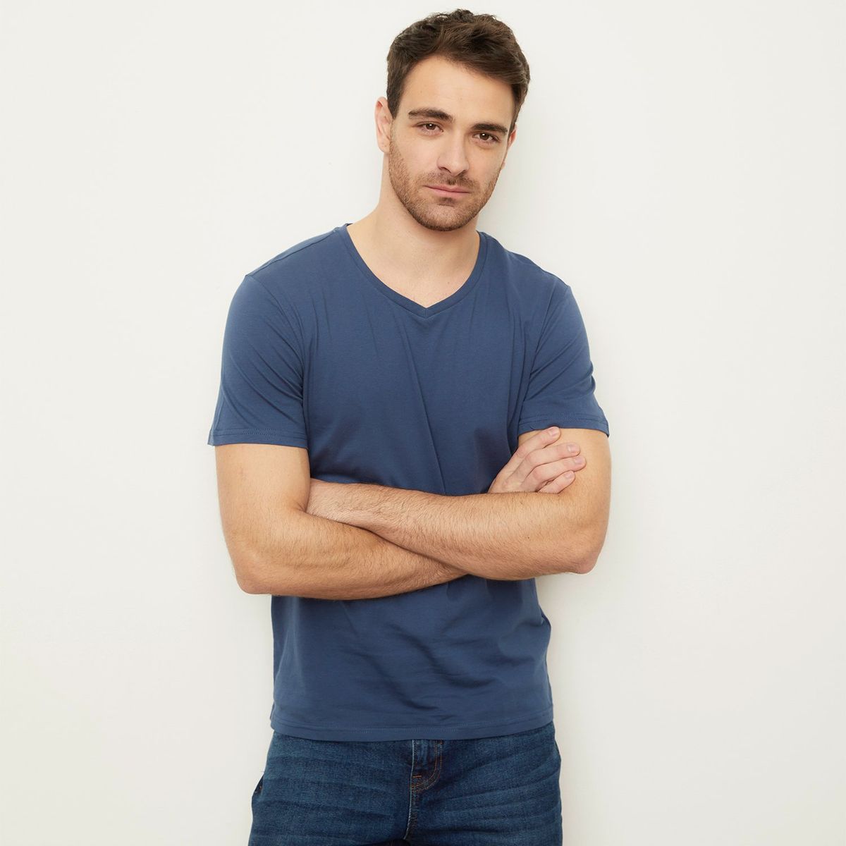 NEWPORT - Polera Manga Corta Casual Hombre Newport