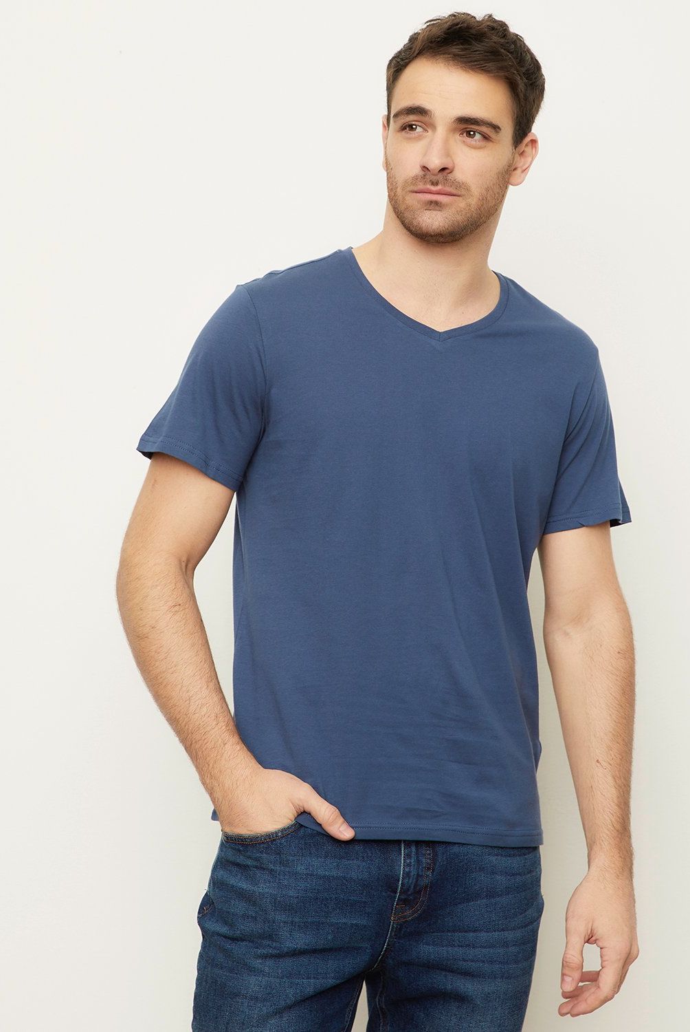 NEWPORT - Polera Manga Corta Casual Hombre Newport