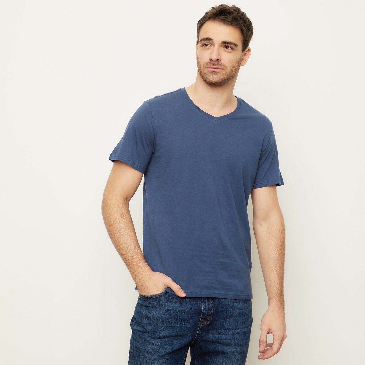 NEWPORT - Polera Manga Corta Casual Hombre Newport