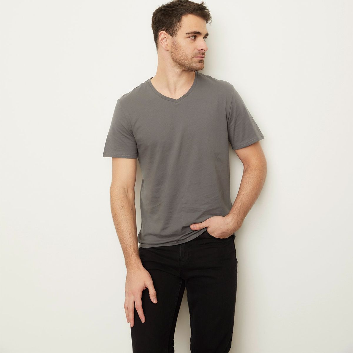 NEWPORT - Polera Manga Corta Casual Hombre Newport