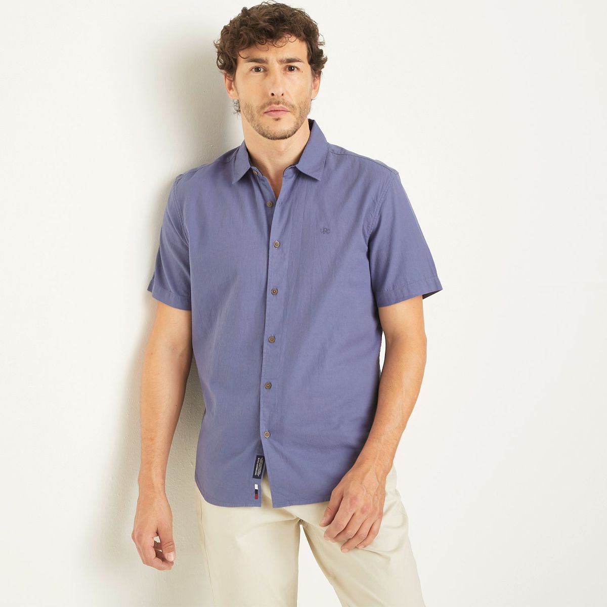 UNIVERSITY CLUB - Camisa Manga Corta Casual Hombre University Club