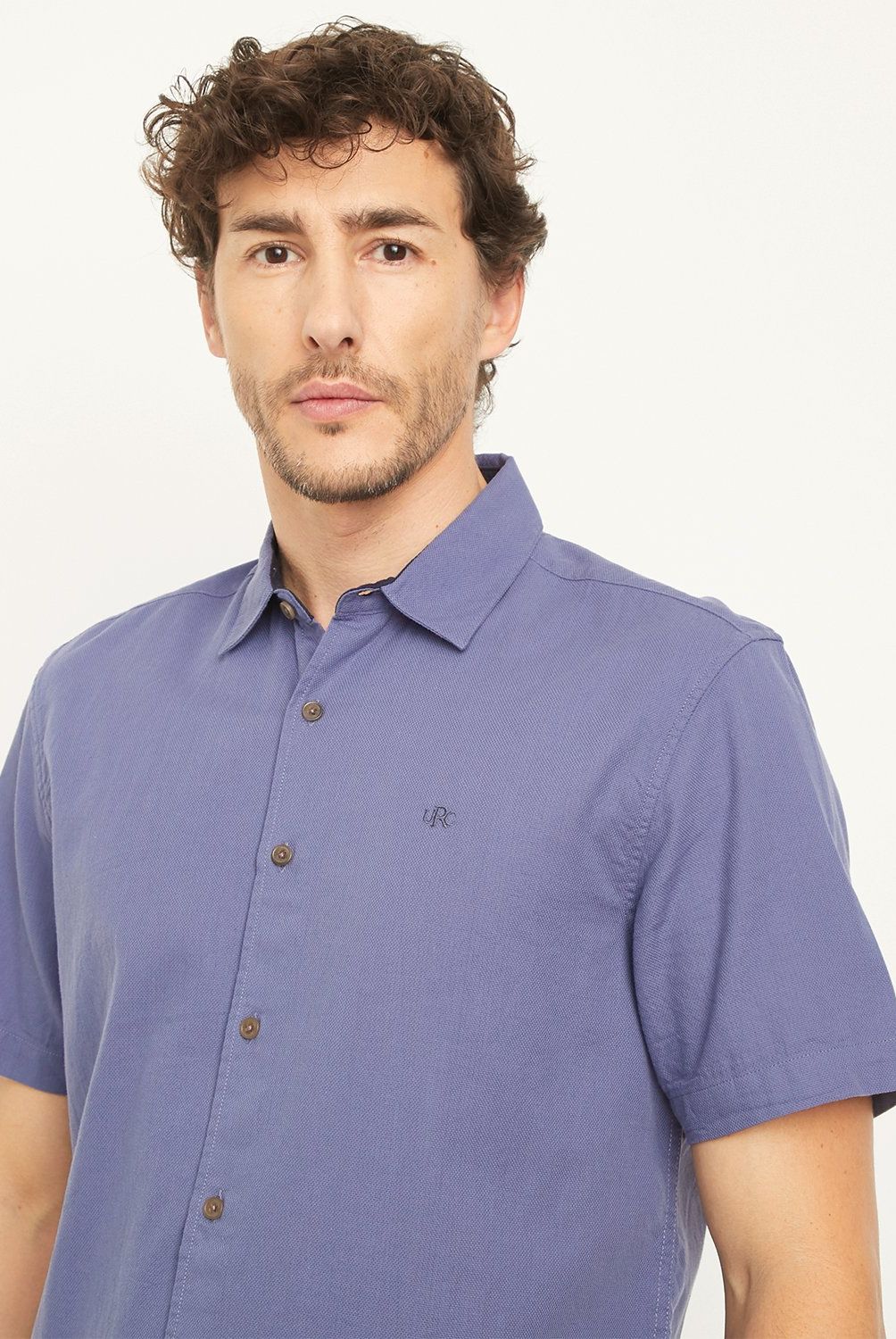 UNIVERSITY CLUB - Camisa Manga Corta Casual Hombre University Club