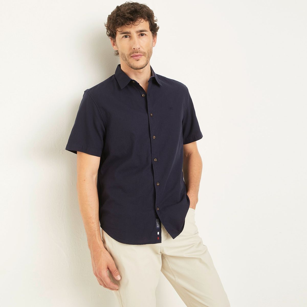 UNIVERSITY CLUB - Camisa Manga Corta Casual Hombre University Club