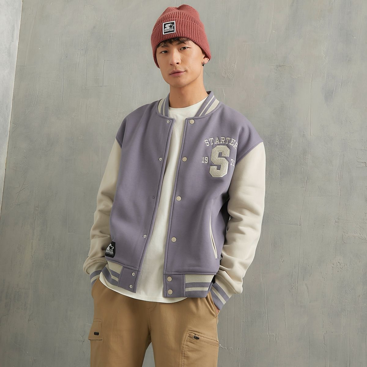 STARTER - Chaqueta Bomber Casual Hombre Starter