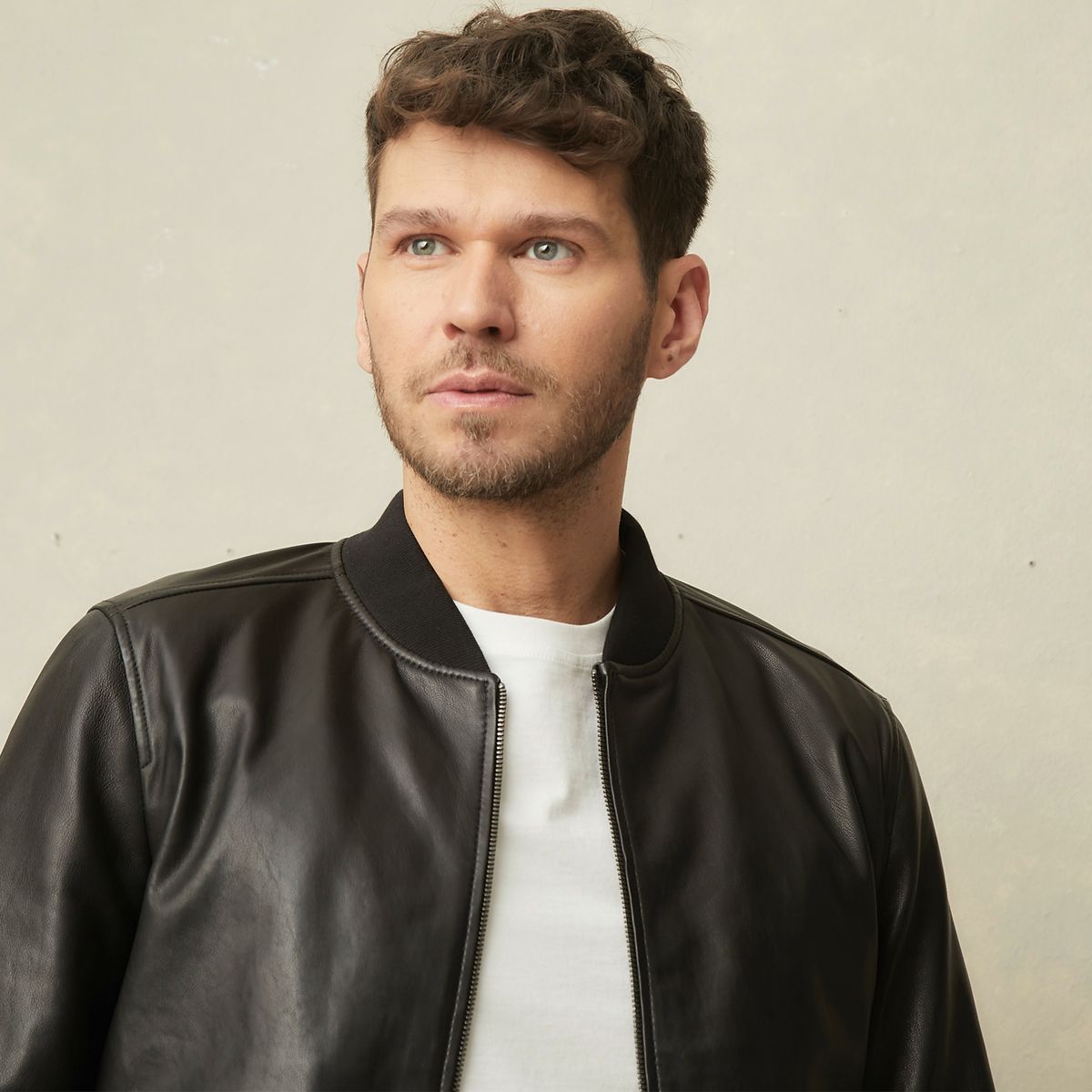 WOLF&HANK - Chaqueta De Hombre Cuero Wolf&Hank