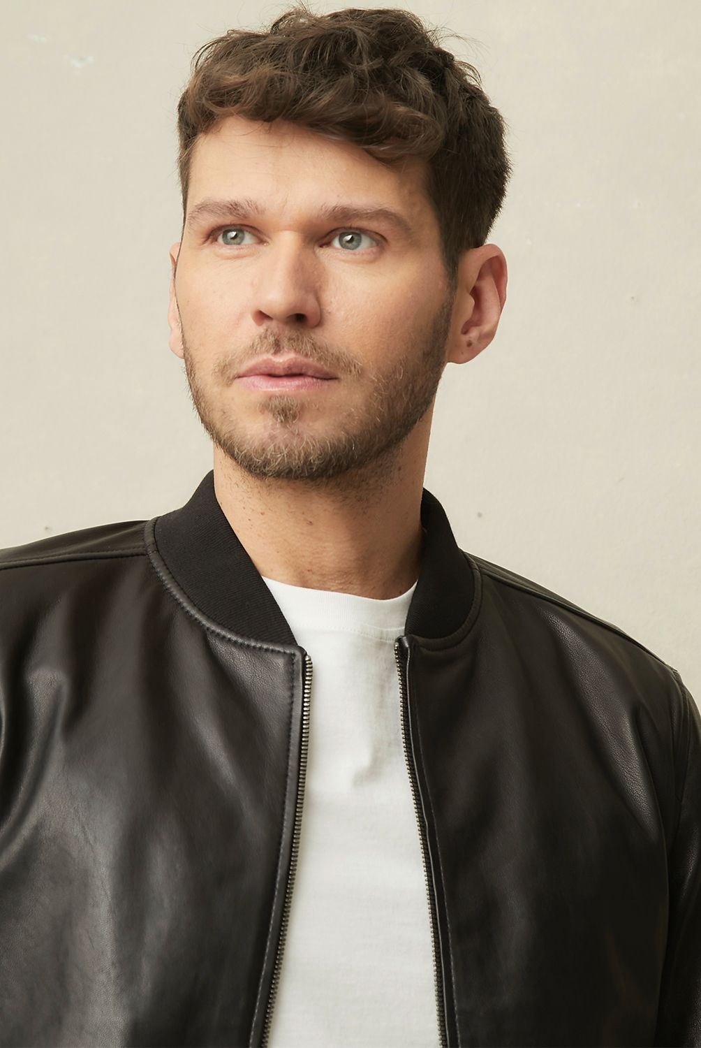 WOLF&HANK - Chaqueta De Hombre Cuero Wolf&Hank