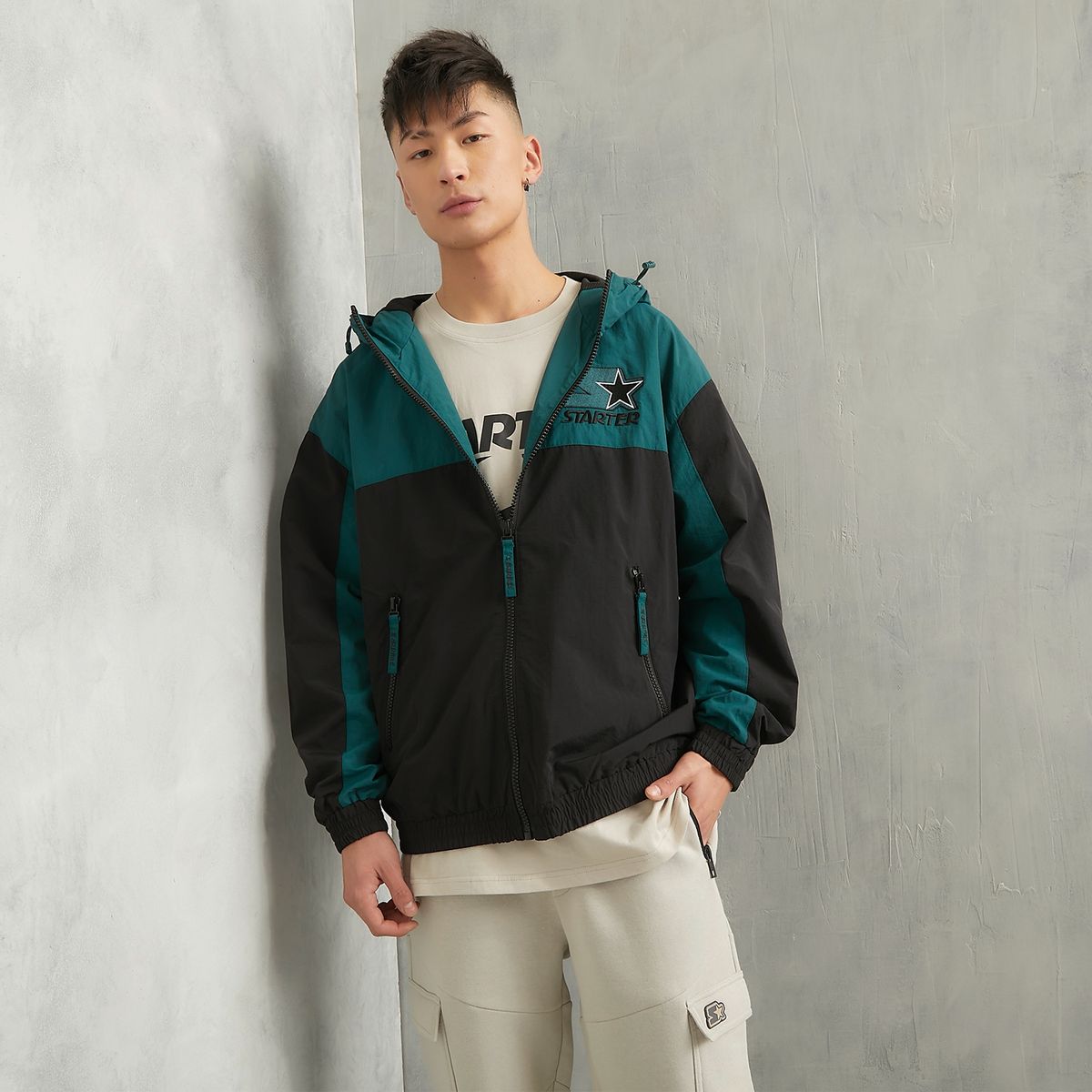 STARTER - Cortaviento Casual Regular Fit Hombre Starter