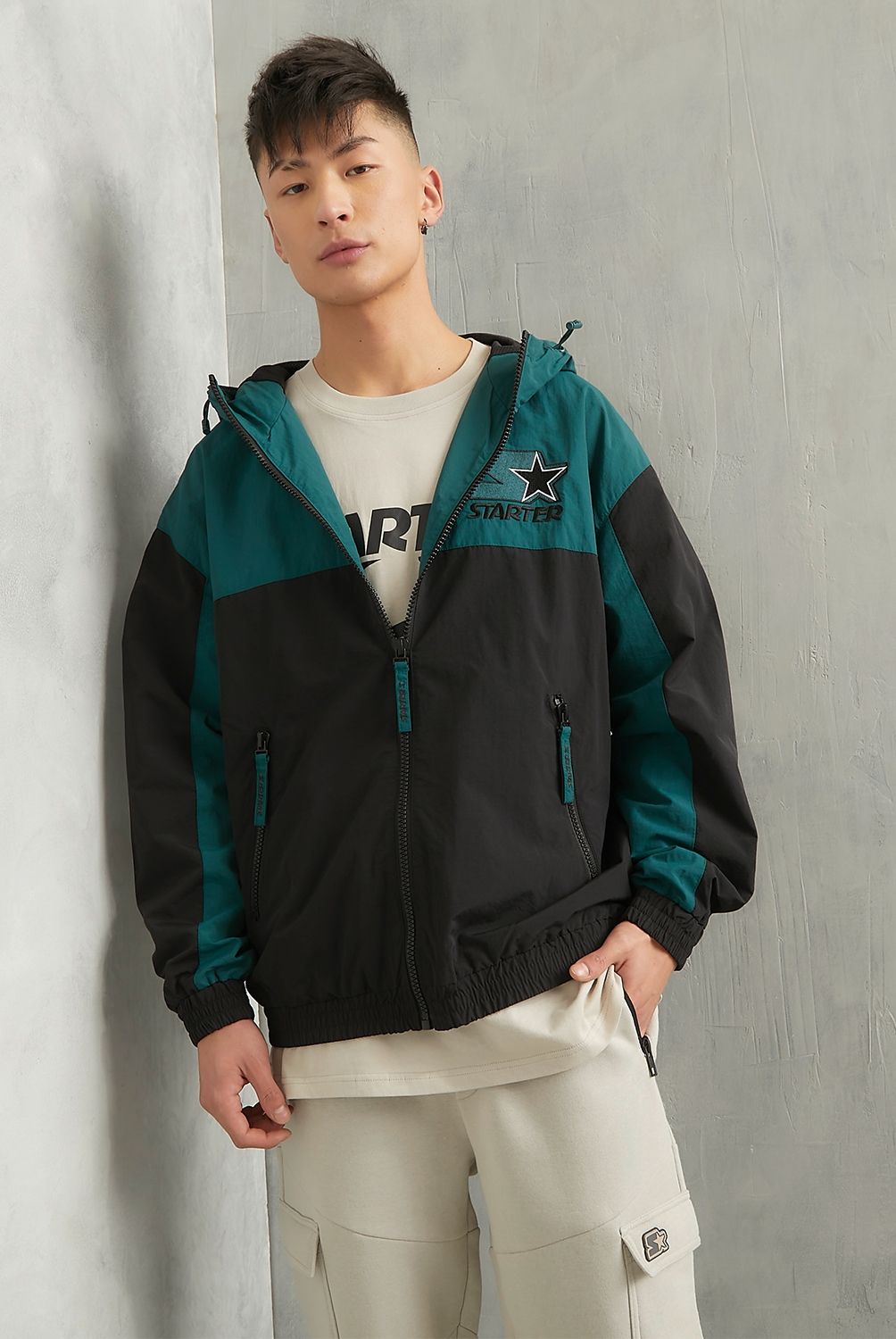 STARTER - Cortaviento Casual Regular Fit Hombre Starter