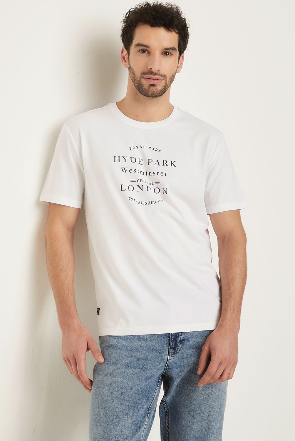 UNIVERSITY CLUB - Polera Manga Corta Casual Hombre University Club