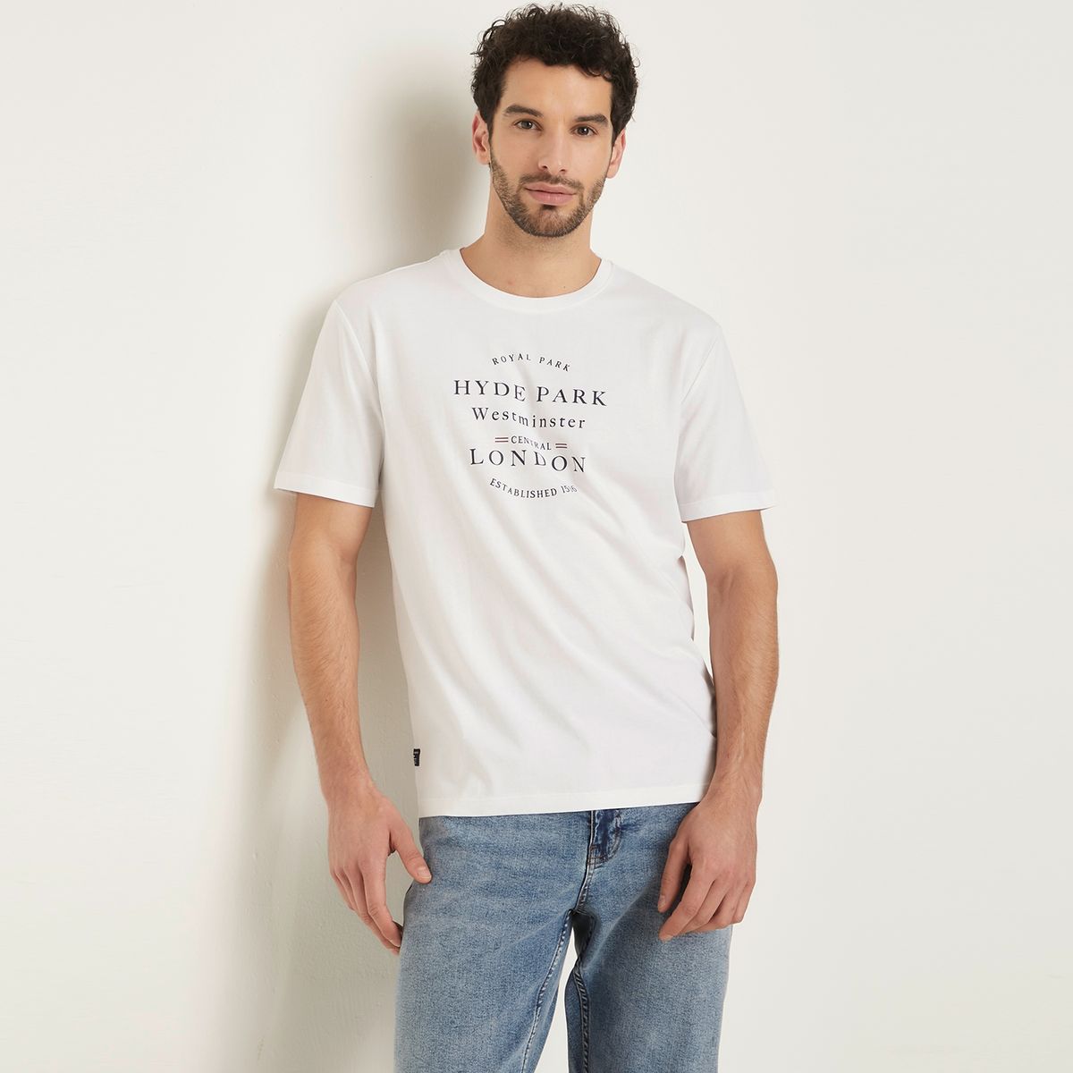 UNIVERSITY CLUB - Polera Manga Corta Casual Hombre University Club