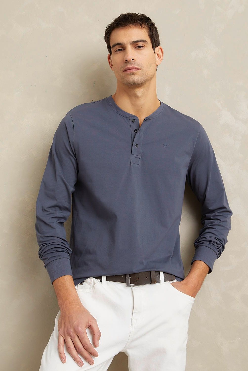 WOLF&HANK - Polera Manga Larga Algodón Hombre Wolf&Hank