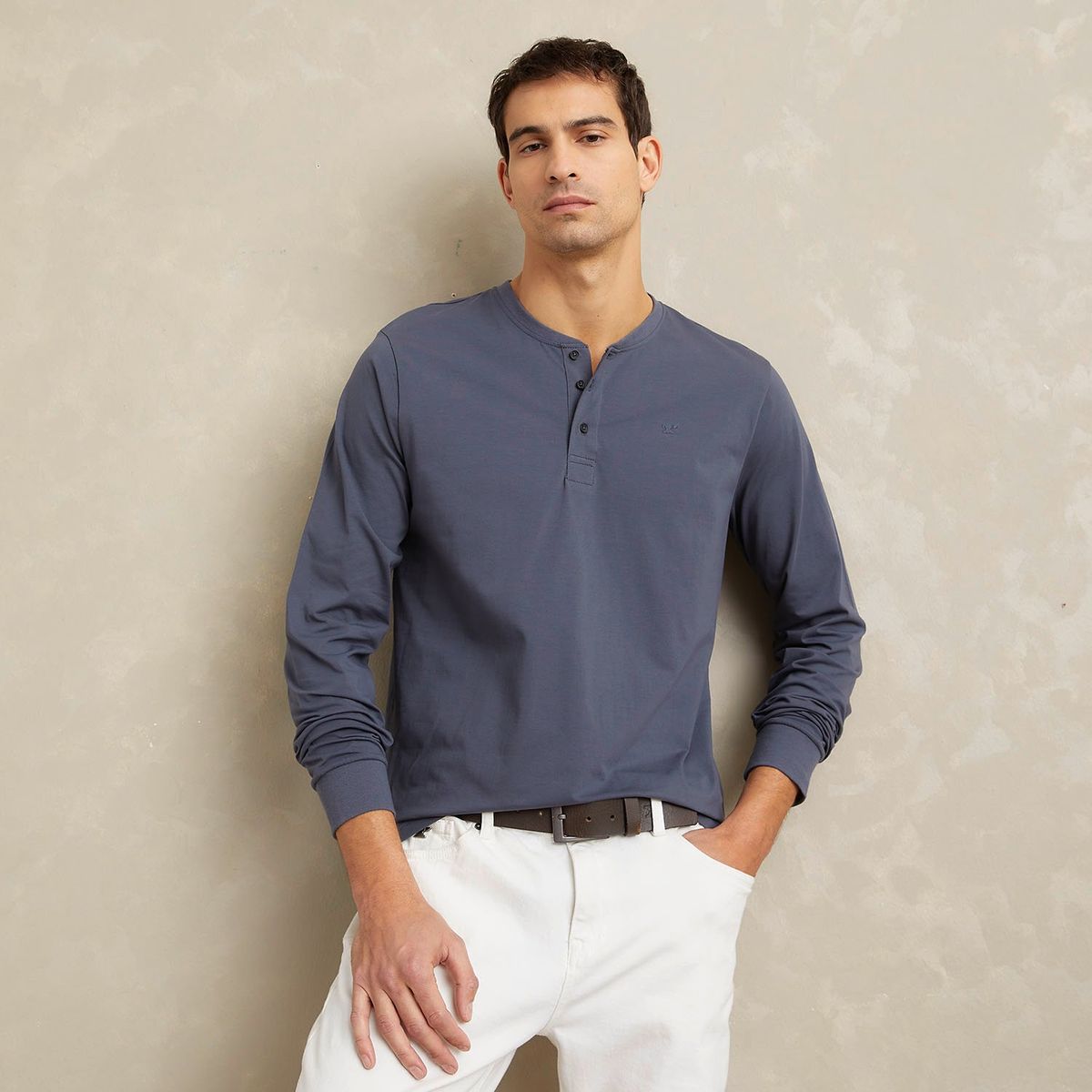 WOLF&HANK - Polera Manga Larga Algodón Hombre Wolf&Hank