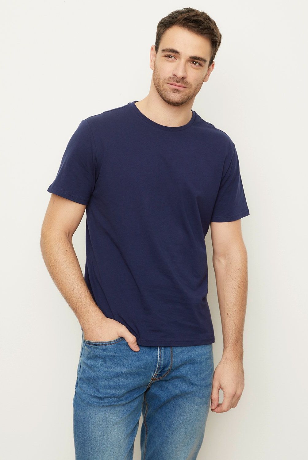 NEWPORT - Polera Manga Corta Casual Hombre Newport