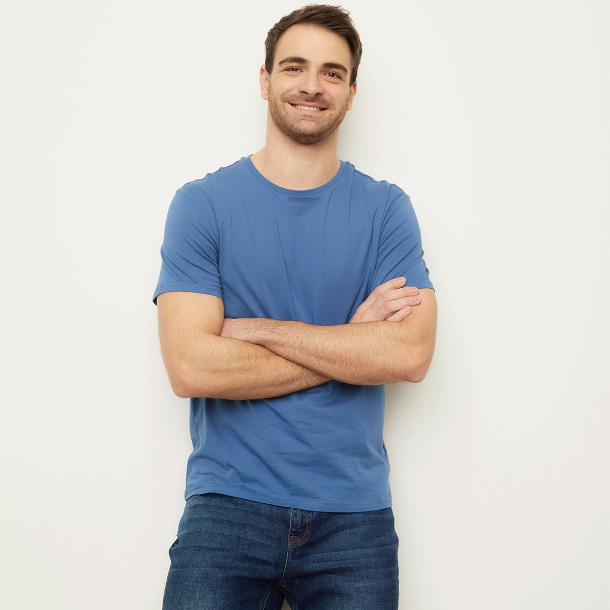 NEWPORT - Polera Manga Corta Casual Hombre Newport