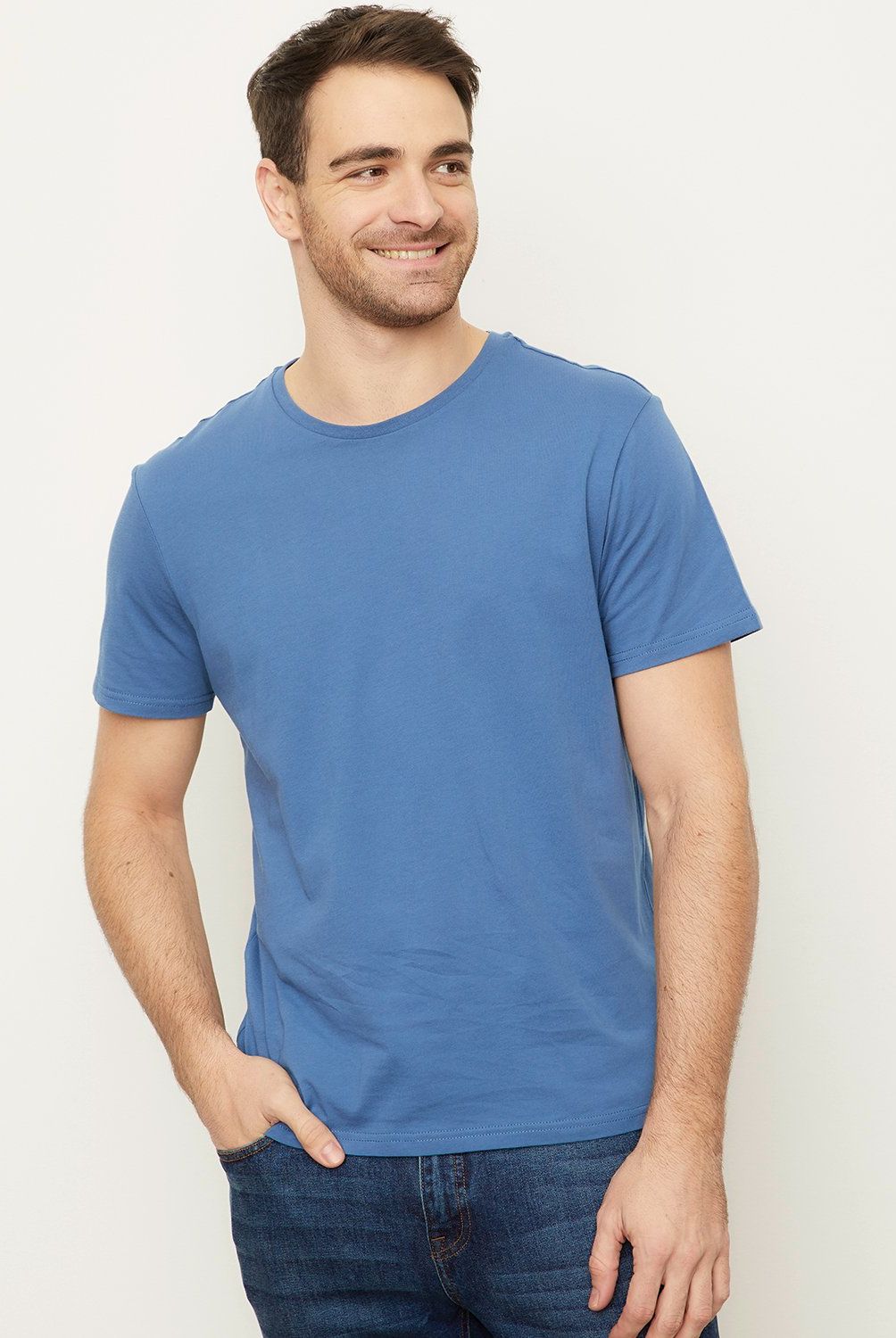 NEWPORT - Polera Manga Corta Casual Hombre Newport
