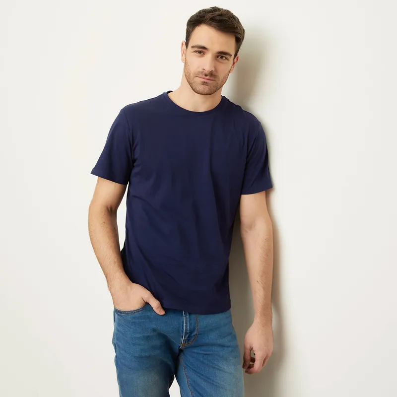 NEWPORT - Polera Manga Corta Casual Hombre Newport