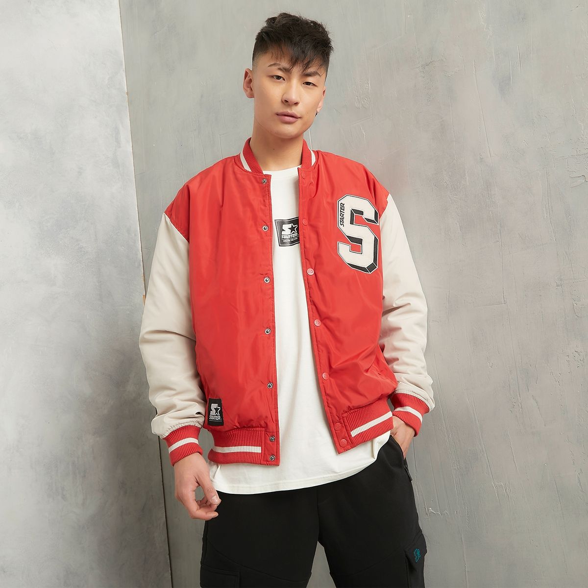 STARTER - Chaqueta Bomber College Hombre Starter