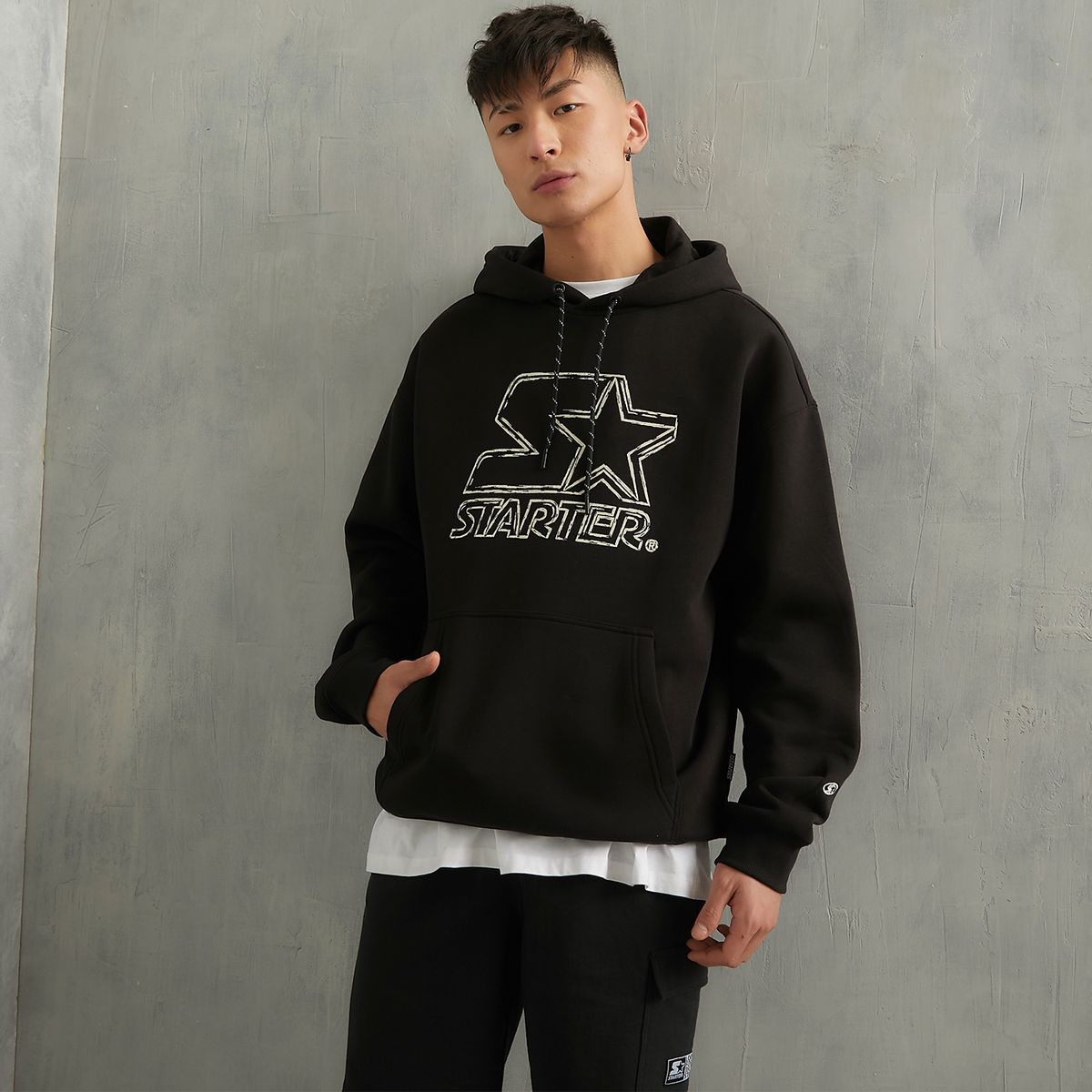 STARTER - Polerón Canguro Loose Fit Hombre Starter