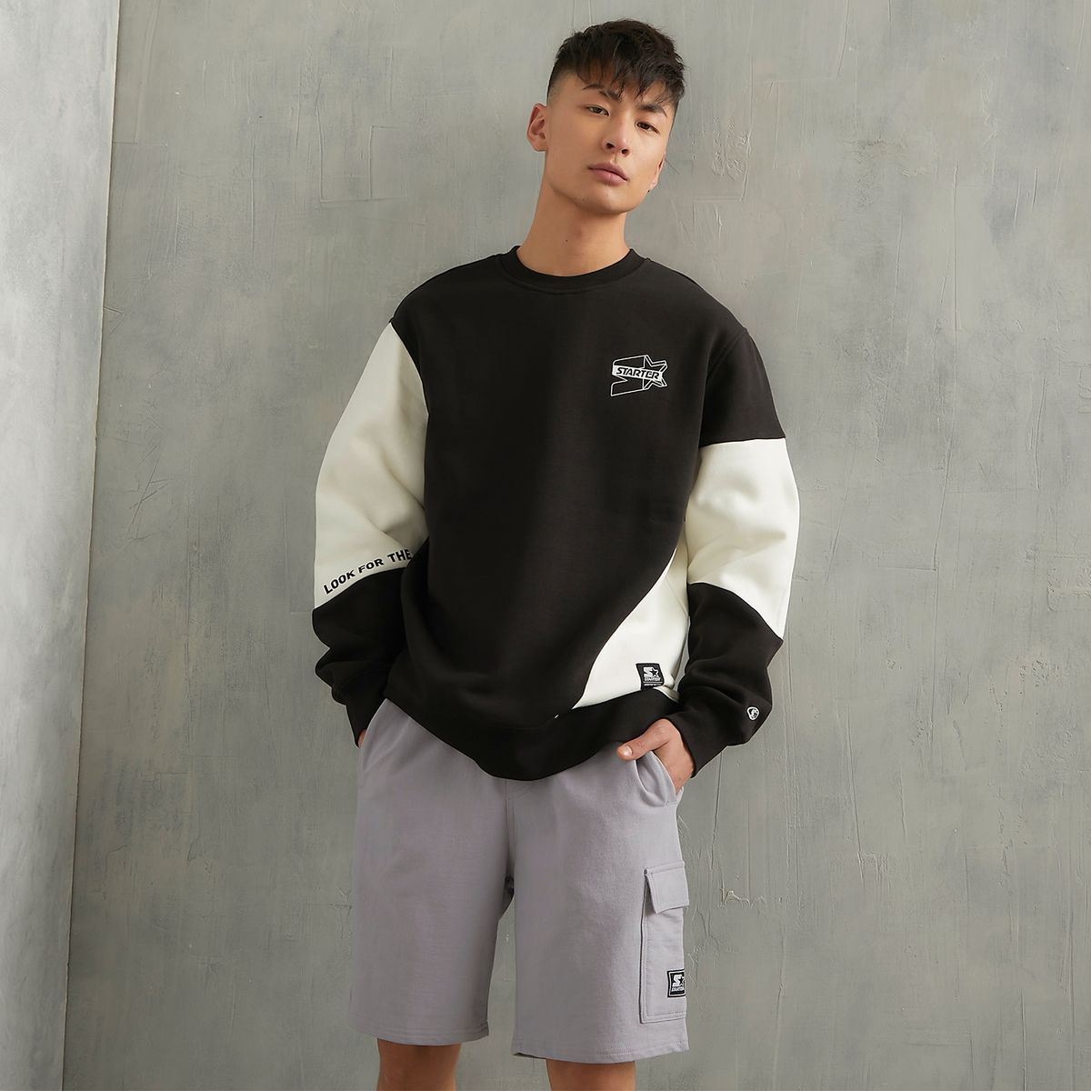 STARTER - Polerón Casual Cuello Redondo Regular Fit Hombre Starter