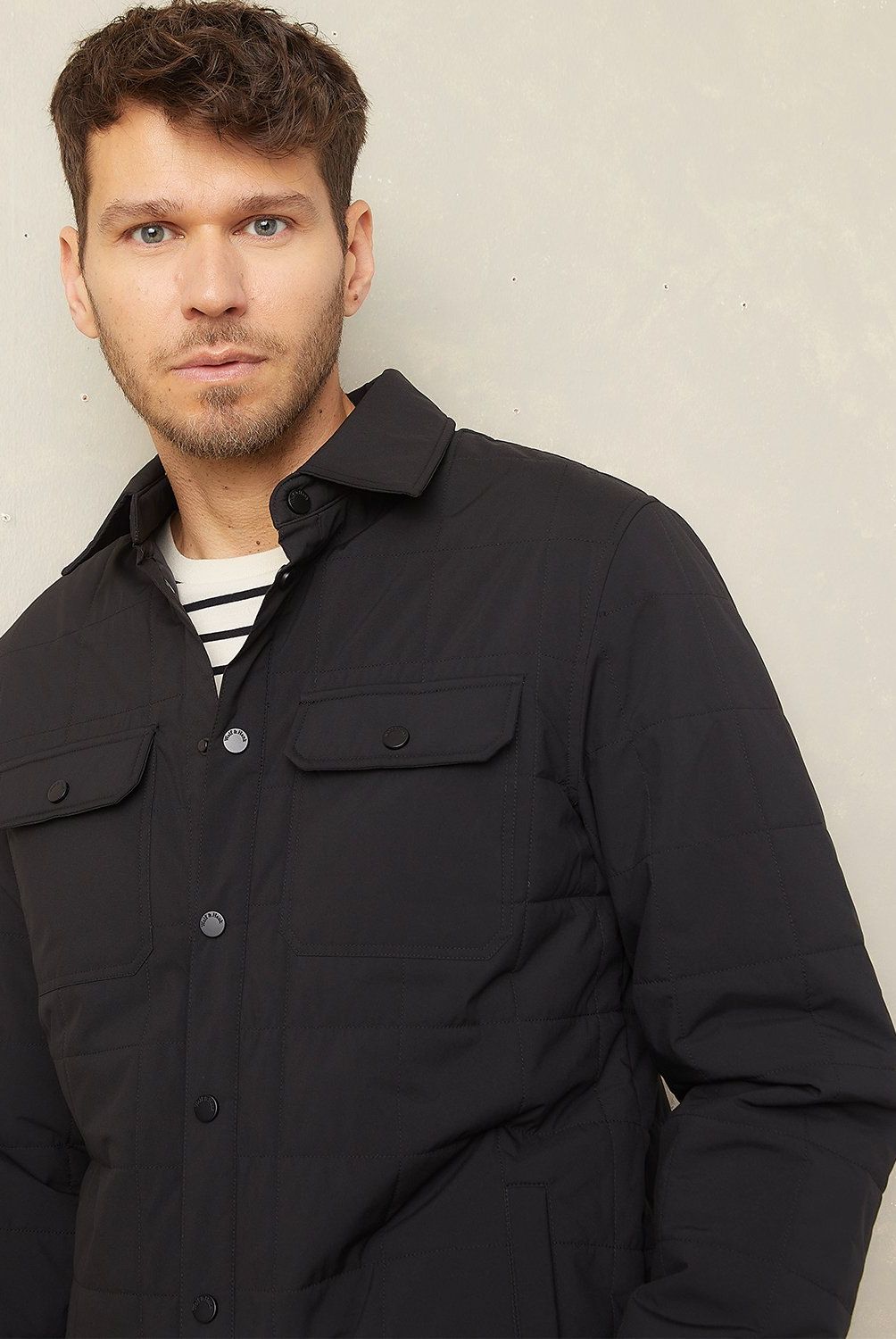 WOLF&HANK - Chaqueta Acolchada Casual Regular Fit Hombre Wolf&Hank