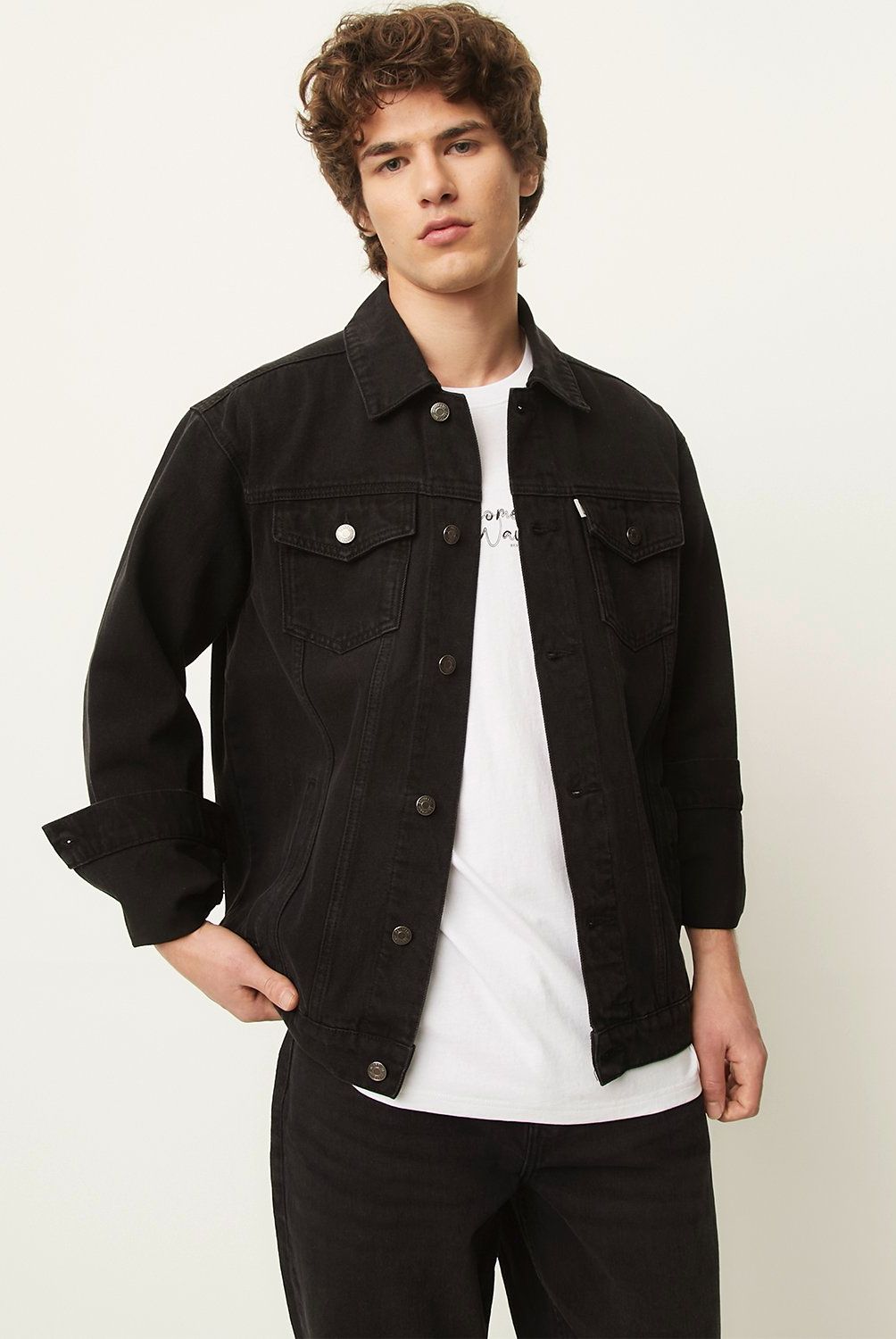 BEARCLIFF - Chaqueta Denim Hombre Bearcliff