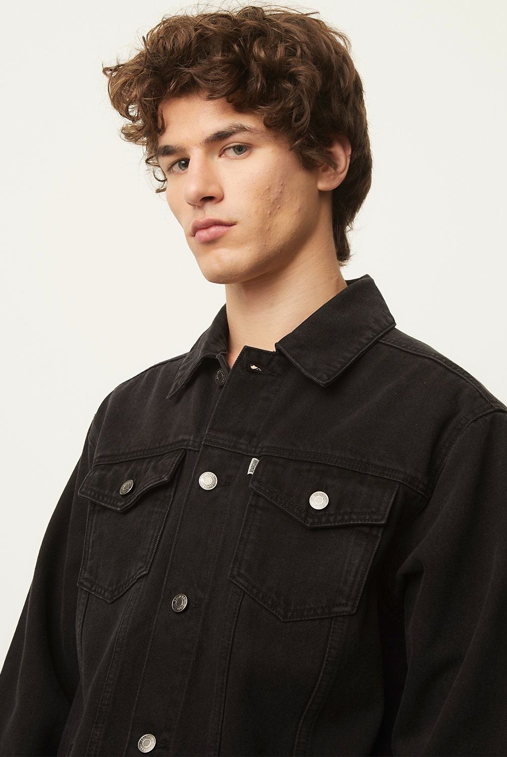 BEARCLIFF - Chaqueta Denim Hombre Bearcliff