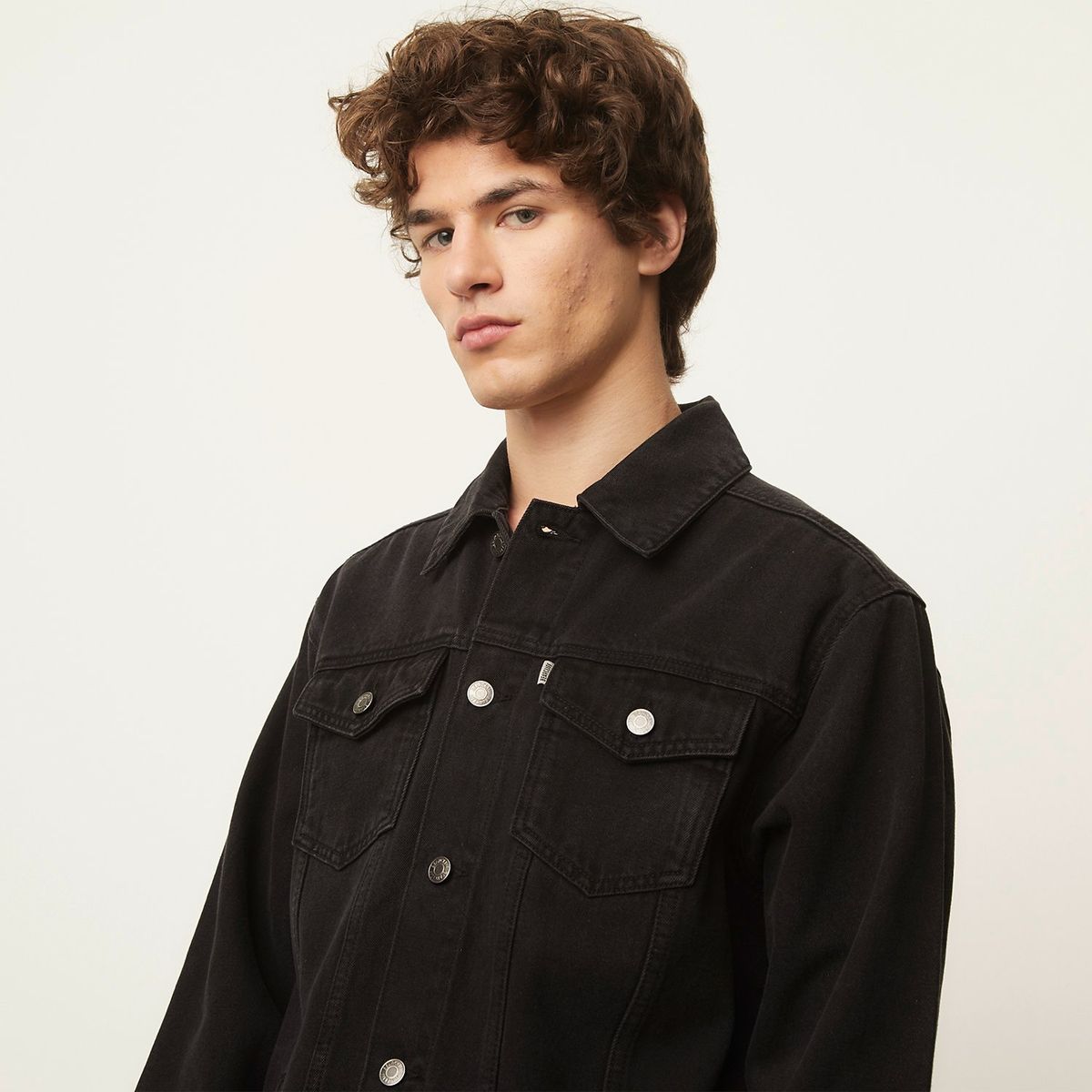 BEARCLIFF - Chaqueta Denim Hombre Bearcliff