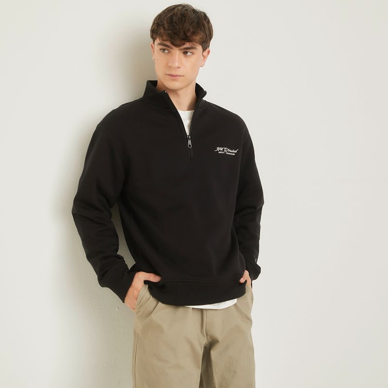 BEARCLIFF - Polerón Mid Zipper Regular Fit Hombre Bearcliff