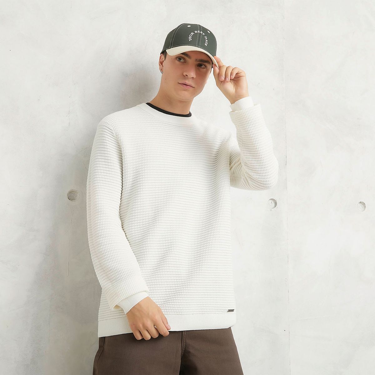 BEARCLIFF - Sweater Hombre Loose Fit Bearcliff